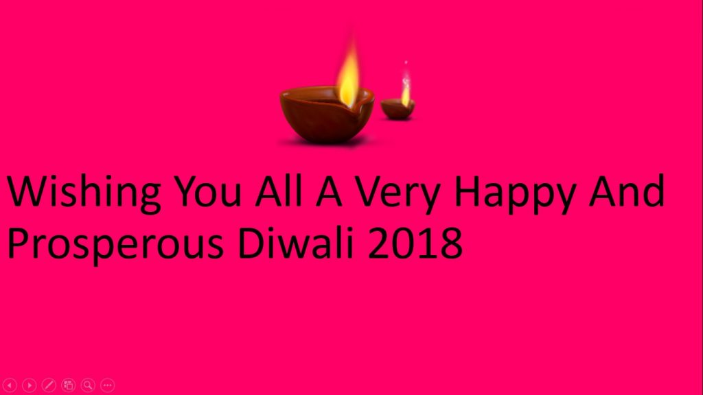 DIWALI 2018 Message In ENGLISH