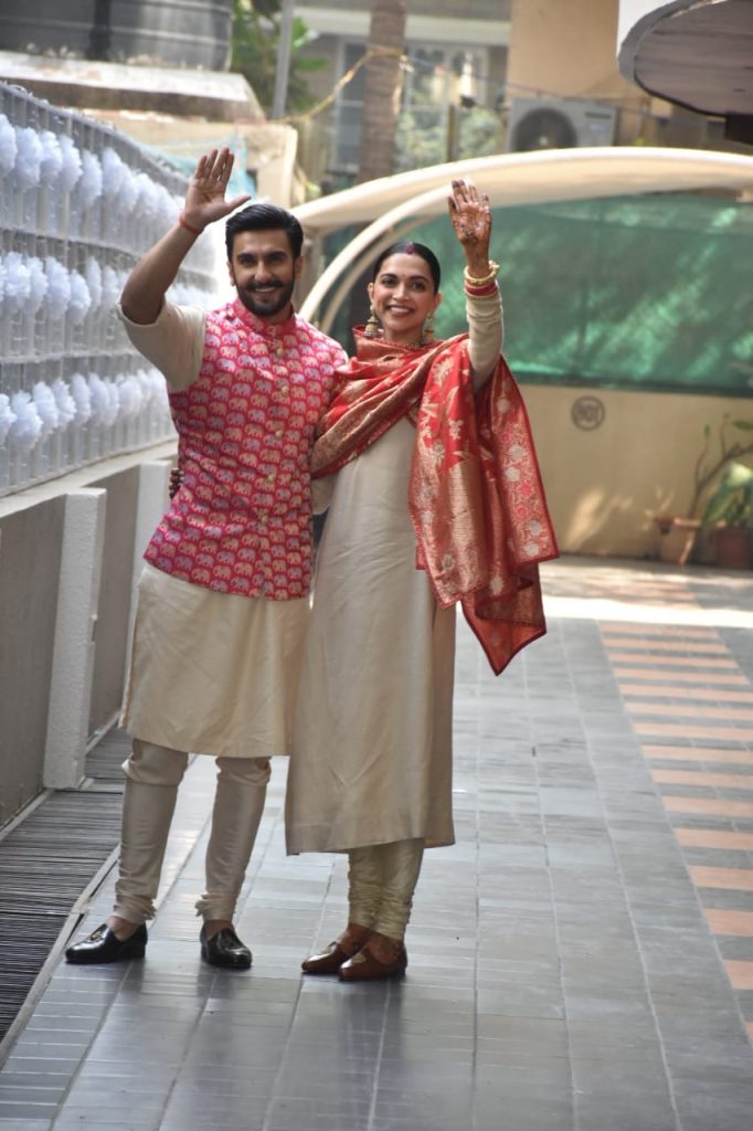 Newlyweds Deepika Padukone and Ranveer Singh