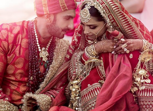 Deepika Padukone and Ranveer Singh Marriage picture