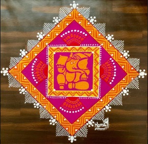 रंगोली के डिजाइन (simple rangoli design for diwali 2019)